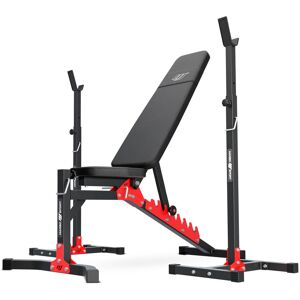 Marbo Sport Set MH19   Banco de entrenamiento multifuncional ajustable MH-L115 + Soportes de barra ajustables (2 piezas) MH-S201 -