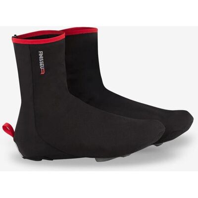 Cubrezapatillas Finisseur Windblock negro rojo - M Cubrezapatillas Finisseur Windblock negro rojo - M