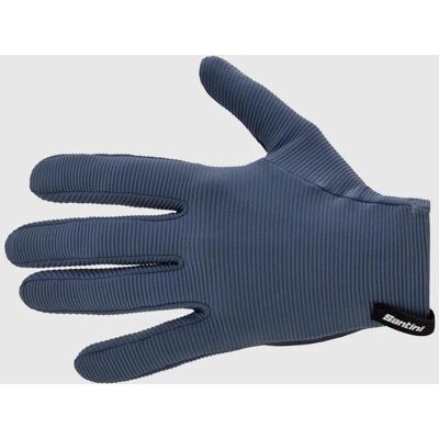 Guantes largos Santini All Road azul - L Guantes largos Santini All Road azul - L