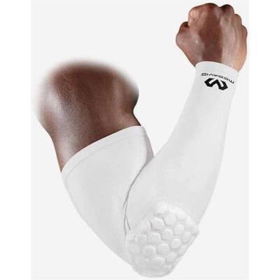 Mangas de Brazo Hex Shooter Blanco McDavid - S Mangas de Brazo Hex Shooter Blanco McDavid - S