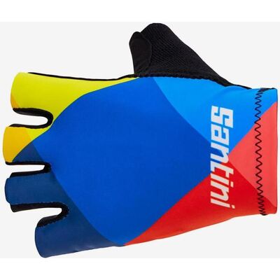 Santini Guantes Lidl-Trek 2025 Summer azul multicolor - XL Santini Guantes Lidl-Trek 2025 Summer azul multicolor - XL