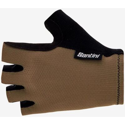 Guantes Santini Brisk marrón negro - M Guantes Santini Brisk marrón negro - M