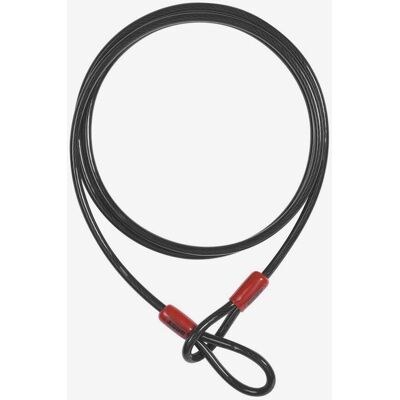 Cable de acero Cobra negro de ABUS - 8mm x 200cm Cable de acero Cobra negro de ABUS - 8mm x 200cm