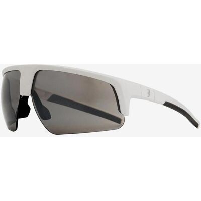 Gafas BBB Comet blanco con lentes espejadas gris oscuro Gafas BBB Comet blanco con lentes espejadas gris oscuro