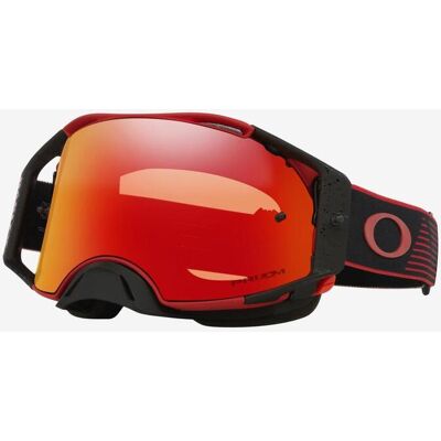 Máscara Oakley Airbrake MX Red Motion con lente Prizm MX Torch Iridium Máscara Oakley Airbrake MX Red Motion con lente Prizm MX Torch Iridium