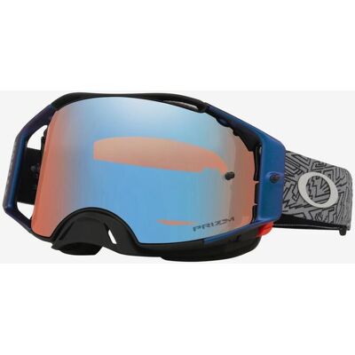 Máscara Oakley Airbrake MX Grey Strike con lente Prizm MX Sapphire Iridium Máscara Oakley Airbrake MX Grey Strike con lente Prizm MX Sapphire Iridium