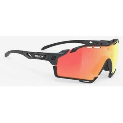 Gafas Rudy Project Cutline negro con lentes espejadas rojo Gafas Rudy Project Cutline negro con lentes espejadas rojo