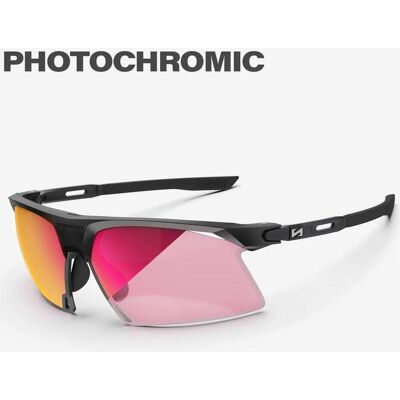 Gafas Scicon Aerobeam Titanium negro opaco con lentes fotocromáticas rojo espejo Gafas Scicon Aerobeam Titanium negro opaco con lentes fotocromáticas rojo espejo