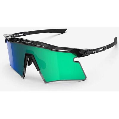 Gafas Scicon Aeroshade 2.0 Titanium negro cristalizado con lentes espejadas verde Gafas Scicon Aeroshade 2.0 Titanium negro cristalizado con lentes espejadas verde