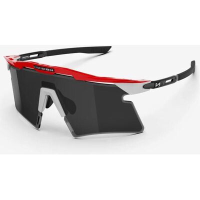 Gafas Scicon Aeroshade 2.0 Titanium blanco rojo con lentes espejadas negro Gafas Scicon Aeroshade 2.0 Titanium blanco rojo con lentes espejadas negro