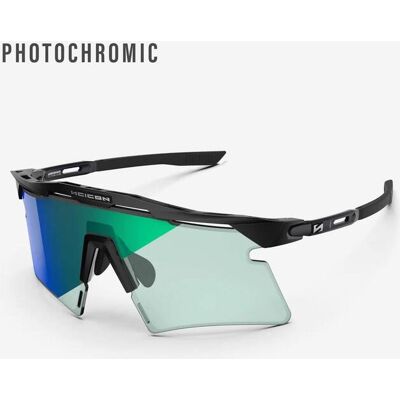 Gafas Scicon Aeroshade 2.0 Titanium negro cristal con lentes fotocromáticas verde Gafas Scicon Aeroshade 2.0 Titanium negro cristal con lentes fotocromáticas verde