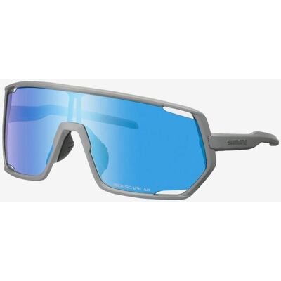 Gafas Shimano TCNM2 gris con lentes espejadas azul Gafas Shimano TCNM2 gris con lentes espejadas azul
