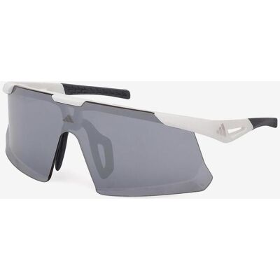 Gafas adidas Sport Dunamis EVO-S blanco con lentes espejadas gris Gafas adidas Sport Dunamis EVO-S blanco con lentes espejadas gris