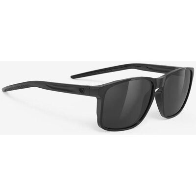 Gafas Rudy Project Overlap negro brillante con lentes RP Optics Smoke negro Gafas Rudy Project Overlap negro brillante con lentes RP Optics Smoke negro