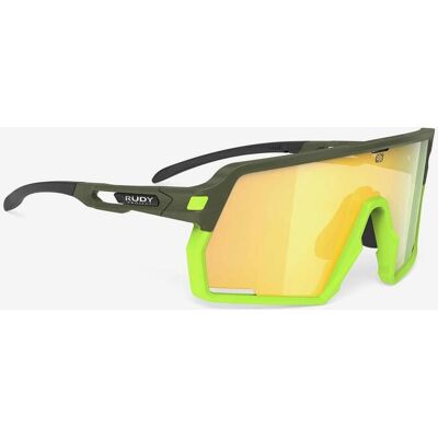 Gafas Rudy Project Kelion verde oliva lente RP Optics Multilaser amarillo Gafas Rudy Project Kelion verde oliva lente RP Optics Multilaser amarillo