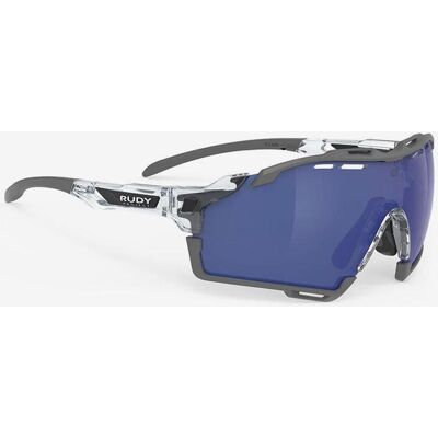 Gafas Rudy Project Cutline gris brillante con lentes RP Optics Multilaser azul oscuro Gafas Rudy Project Cutline gris brillante con lentes RP Optics Multilaser azul oscuro