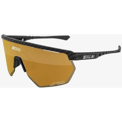 Gafas Scicon Aerowing negro carbono mate con lente espejada SCN-PP bronce Gafas Scicon Aerowing negro carbono mate con lente espejada SCN-PP bronce