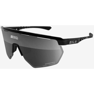 Gafas Scicon Aerowing negro brillante con lente espejada SCN-PP plateado Gafas Scicon Aerowing negro brillante con lente espejada SCN-PP plateado