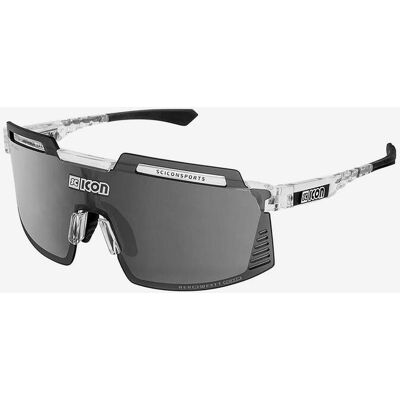 Gafas Scicon Aerowatt Foza Crystal blanco con lente multiespejada gris Gafas Scicon Aerowatt Foza Crystal blanco con lente multiespejada gris