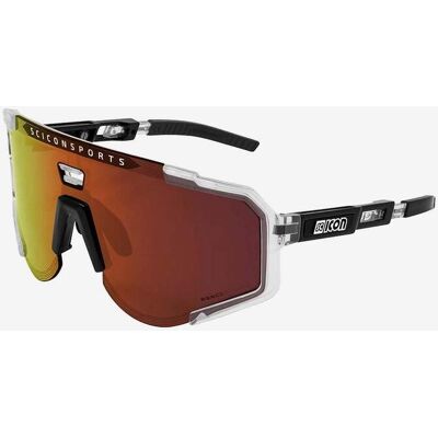 Gafas Scicon Aeroscope Crystal gris negro con lente multiespejada oro Gafas Scicon Aeroscope Crystal gris negro con lente multiespejada oro