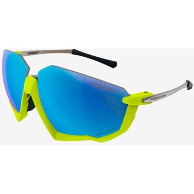 Gafas Scicon Aerojet Titanium amarillo con lente multiespejo azul Gafas Scicon Aerojet Titanium amarillo con lente multiespejo azul