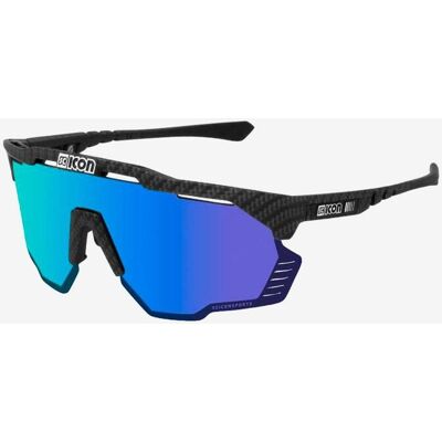 Gafas Scicon Aeroshade Kunken negro con lentes multiespejadas azul Gafas Scicon Aeroshade Kunken negro con lentes multiespejadas azul
