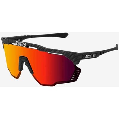 Gafas Scicon Aeroshade Kunken negro carbón con lentes multiespejadas rojo Gafas Scicon Aeroshade Kunken negro carbón con lentes multiespejadas rojo