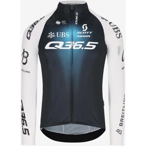 Maillot Q36.5 Gregarius Pro Cycling Team 2025 manga larga azul negro blanco - S Maillot Q36.5 Gregarius Pro Cycling Team 2025 manga larga azul negro blanco - S