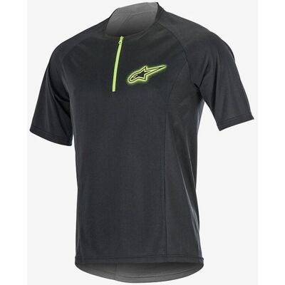Maillot Alpinestars Rover 2 manga corta negro verde - M Maillot Alpinestars Rover 2 manga corta negro verde - M