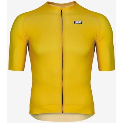 Maillot 226ERS Color Block manga corta amarillo oscuro - L Maillot 226ERS Color Block manga corta amarillo oscuro - L