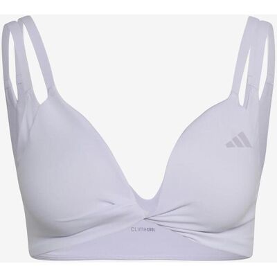 Sujetador adidas Optimé Workout Reversible Twist Light Support blanco claro - XS Sujetador adidas Optimé Workout Reversible Twist Light Support blanco claro - XS