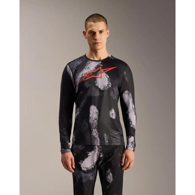 Maillot Alpinestars A-Dura Ride manga larga negro camuflaje - M Maillot Alpinestars A-Dura Ride manga larga negro camuflaje - M