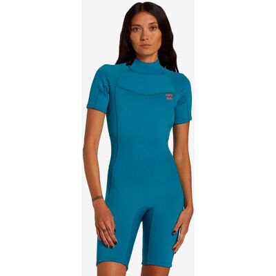 Traje neopreno corto Billabong Foil 2 mm azul mujer - S Traje neopreno corto Billabong Foil 2 mm azul mujer - S