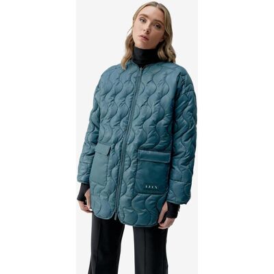 Chaqueta Born Living Yoga Yasu azul beige mujer - S Chaqueta Born Living Yoga Yasu azul beige mujer - S