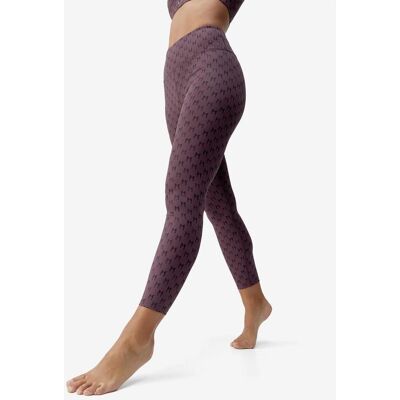 Malla larga Born Living Yoga Monogram lila mujer - XS Malla larga Born Living Yoga Monogram lila mujer - XS