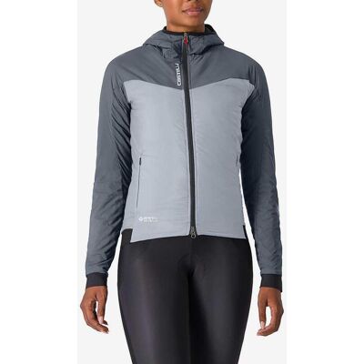 Chaqueta Castelli Fly Thermal GORE-TEX INFINIUM™ gris profundo mujer - S Chaqueta Castelli Fly Thermal GORE-TEX INFINIUM™ gris profundo mujer - S