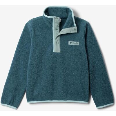 Forro polar Columbia Helvetia II Half Snap azul verdoso infantil - XL Forro polar Columbia Helvetia II Half Snap azul verdoso infantil - XL
