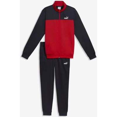 Chándal Puma Poly Colorblock Suit negro rojo - L Chándal Puma Poly Colorblock Suit negro rojo - L