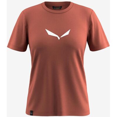 Camiseta Salewa Solidlogo Dri-Release manga corta naranja perlado mujer - 40 Camiseta Salewa Solidlogo Dri-Release manga corta naranja perlado mujer - 40