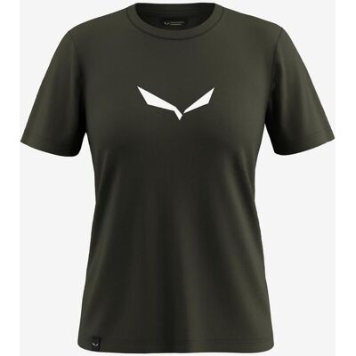 Camiseta Salewa Solidlogo Dri-Release manga corta verde cromo mujer - 36 Camiseta Salewa Solidlogo Dri-Release manga corta verde cromo mujer - 36