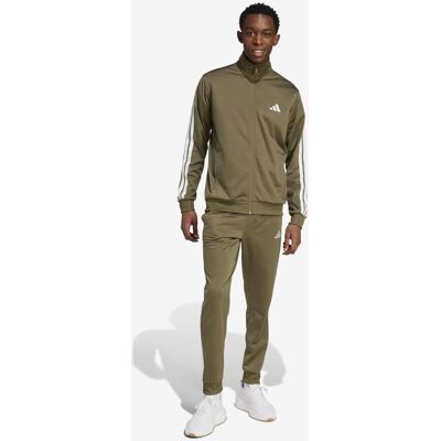 Chándal adidas Sportswear Basic 3-Stripes Tricot verde blanco - L Chándal adidas Sportswear Basic 3-Stripes Tricot verde blanco - L