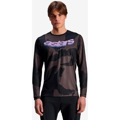 Maillot Alpinestars A-Dura Hollow Camo manga larga negro camuflaje - L Maillot Alpinestars A-Dura Hollow Camo manga larga negro camuflaje - L