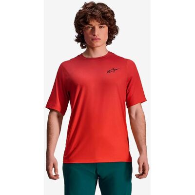 Maillot Alpinestars A-Dura Rise manga corta naranja rojizo - M Maillot Alpinestars A-Dura Rise manga corta naranja rojizo - M