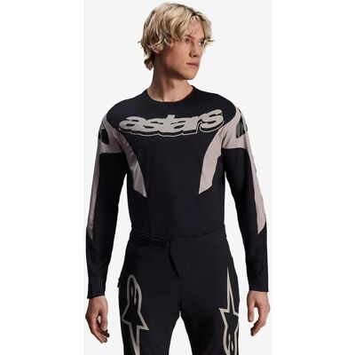 Maillot Alpinestars A-Supra Melt manga larga negro - M Maillot Alpinestars A-Supra Melt manga larga negro - M