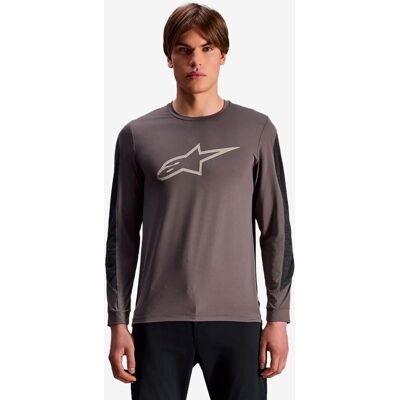 Maillot Alpinestars A-Dura Inset Astar manga larga gris marrón - M Maillot Alpinestars A-Dura Inset Astar manga larga gris marrón - M