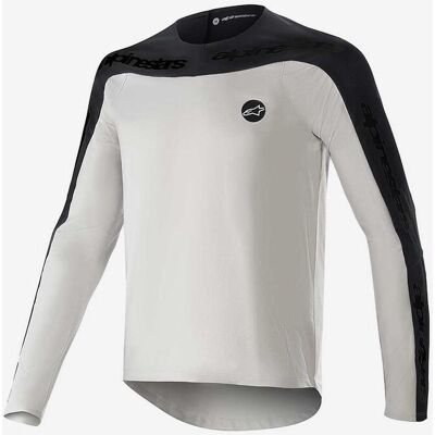 Maillot Alpinestars Drop Meta manga larga gris claro negro - S Maillot Alpinestars Drop Meta manga larga gris claro negro - S