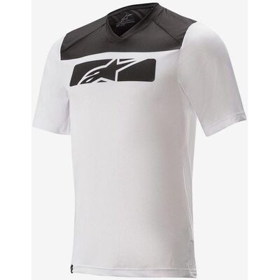 Maillot Alpinestars Drop 4.0 manga corta blanco negro - XL Maillot Alpinestars Drop 4.0 manga corta blanco negro - XL