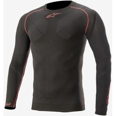 Camiseta interior Alpinestars Tech manga larga negro rojo - M-L Camiseta interior Alpinestars Tech manga larga negro rojo - M-L