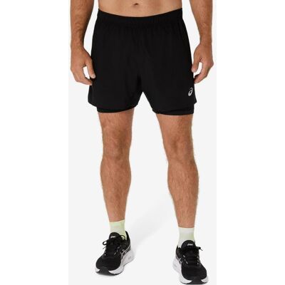 Pantalón corto Asics Core 2en1 5in Negro - Shorts Pantalón corto Asics Core 2en1 5in Negro - Shorts