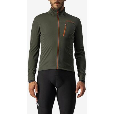 Chaqueta Castelli Go GORE-TEX INFINIUM™ verde oscuro rojo anaranjado - M Chaqueta Castelli Go GORE-TEX INFINIUM™ verde oscuro rojo anaranjado - M